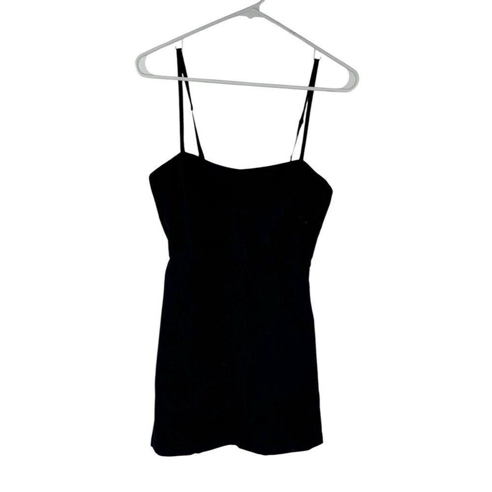 Urban Outfitters Dark Purple Bustier Velvet Dress Size Medium
